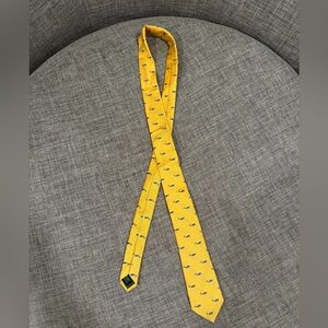 Lauren Ralph Lauren Yellow Tie with Nautical Pattern